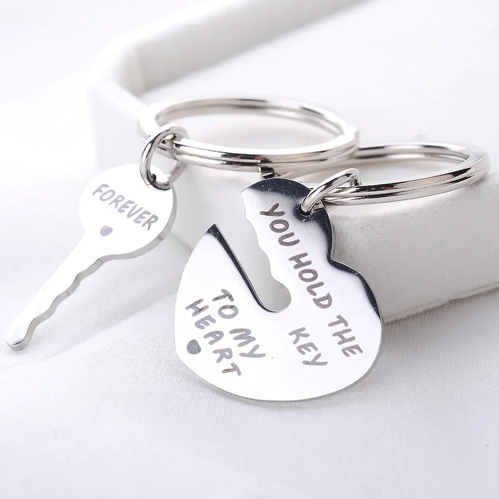 Heart-Shaped Keychain Set (Keychains Included)