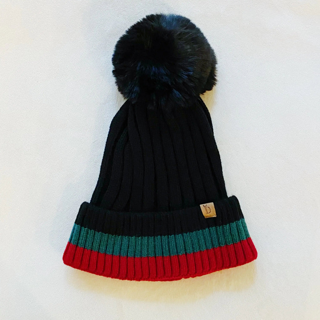 Deluna Stripe Beanie
